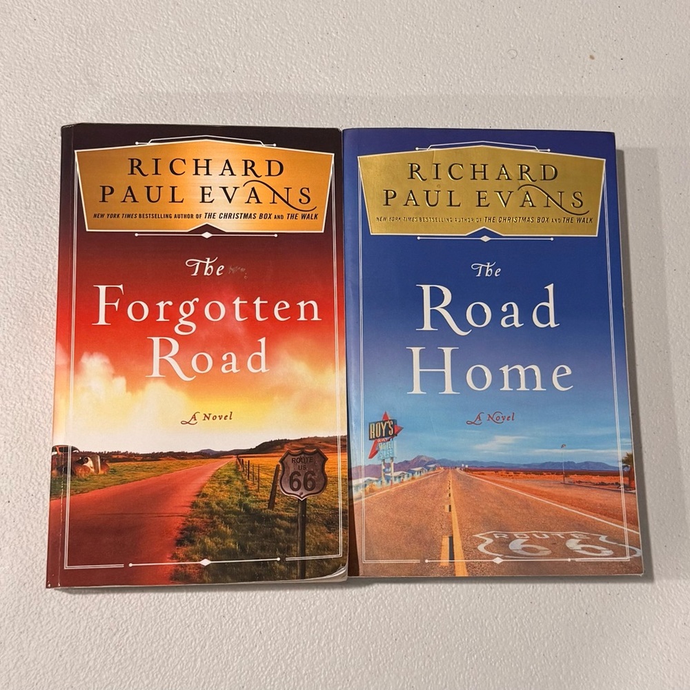 Richard Paul Evans The Forgotten Road The Road Home 2 Book Lot Paperback Route